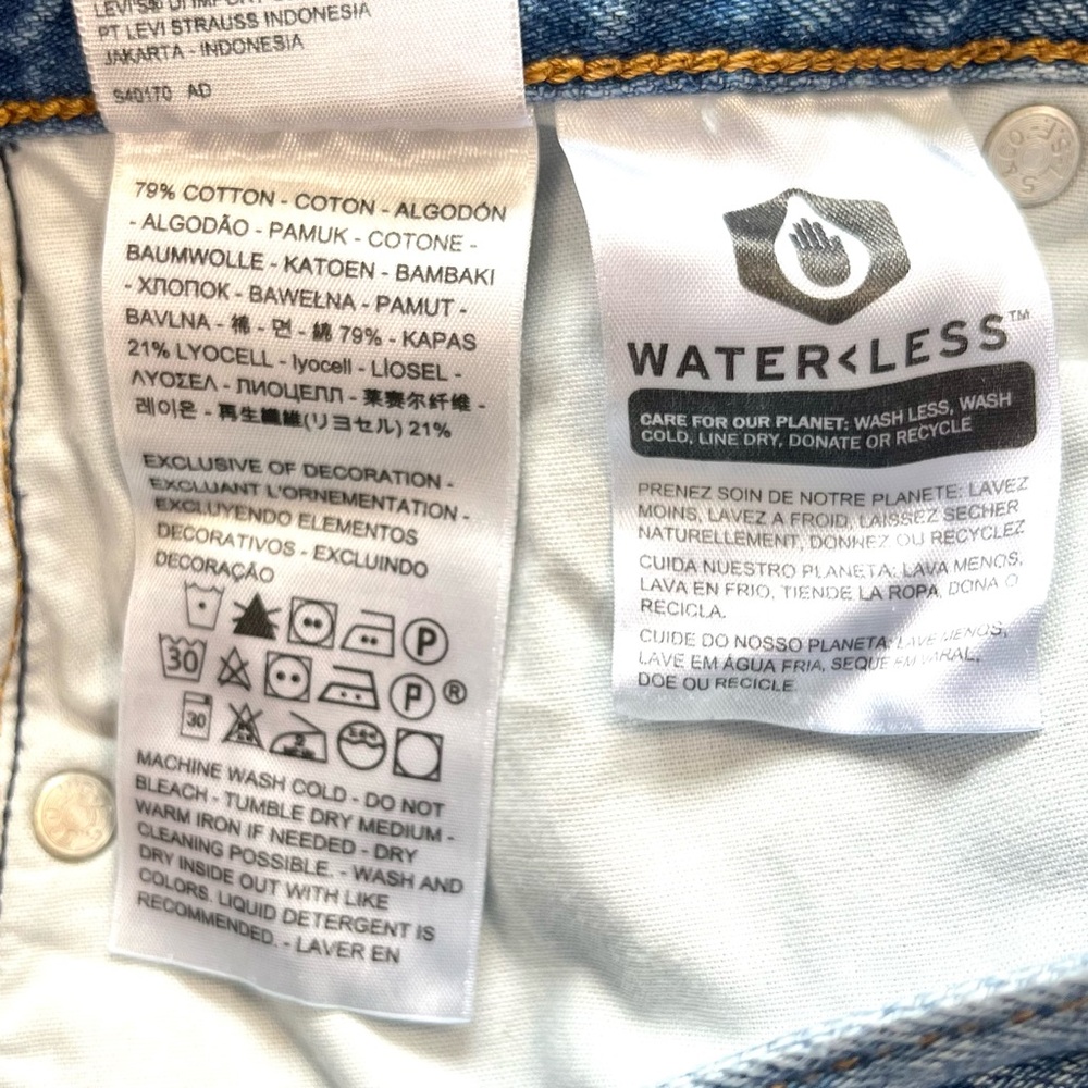 Custom Levi’s Ribcage Straight Ankle Jeans in Noe High Size 27 - Picture 13 of 15